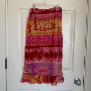 Tessuto midi mesh skirt.  Sz medium